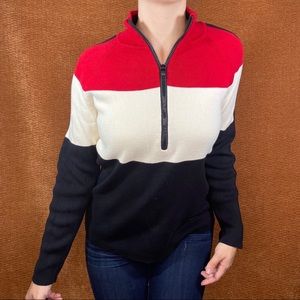 90s Ralph Lauren colorblock sweater, size M.